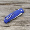north_arm_skaha_blue_g10_stainless_wire_clip
